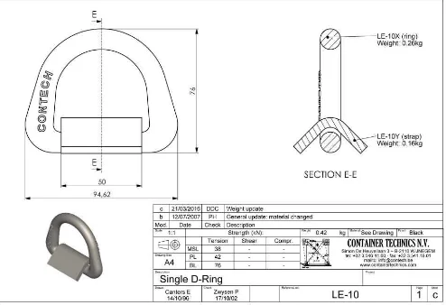 D-ring 42T - Görsel 3